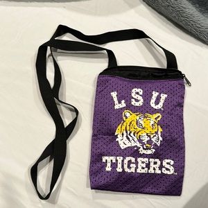 LSU crossbody pocket purse